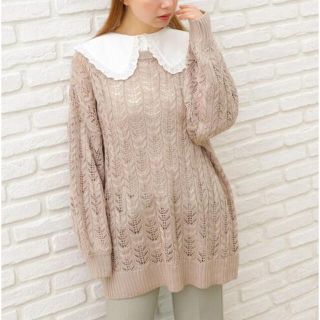 イング(INGNI)の新品✨タグ付き♪INGNI  ニット　ベージュ　お値下げしました‼️(ニット/セーター)