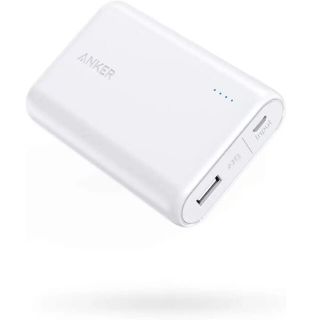 Anker モバイルバッテリー PowerCore 10000mAh ホワイト(バッテリー/充電器)