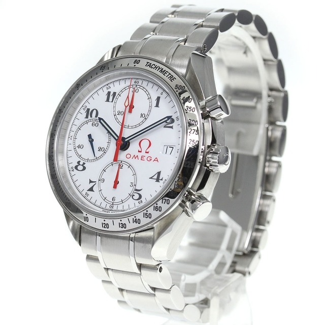OMEGA】オメガ スピードマスター オリンピック限定 クロノグラフ 3515.20 自動巻き メンズ_710258 最 安値 売上 メンズ 時計  腕時計(アナログ)
