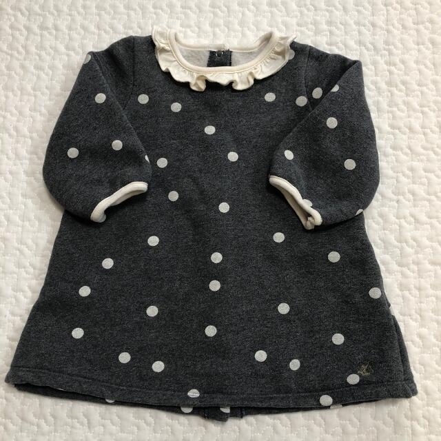 PETIT BATEAU(プチバトー)のプチバトー　ワンピース　12m74cm キッズ/ベビー/マタニティのベビー服(~85cm)(ワンピース)の商品写真