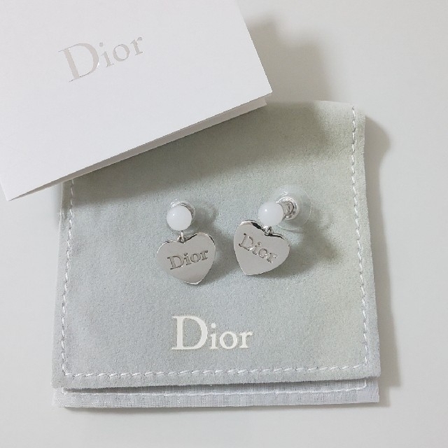 Christian Dior(クリスチャンディオール)の【中古】Christian Dior クリスチャン・ディオール ハートピアス レディースのアクセサリー(ピアス)の商品写真