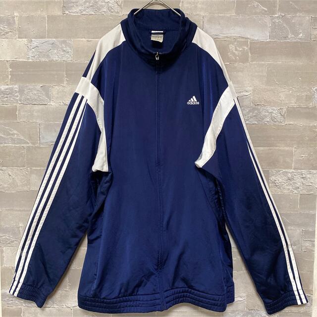 adidas(アディダス)の格安！00'sビンテージ アディダス　オーバーサイズ　フルジップジャージ　万国旗 メンズのトップス(ジャージ)の商品写真