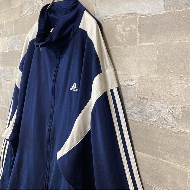 adidas(アディダス)の格安！00'sビンテージ アディダス　オーバーサイズ　フルジップジャージ　万国旗 メンズのトップス(ジャージ)の商品写真