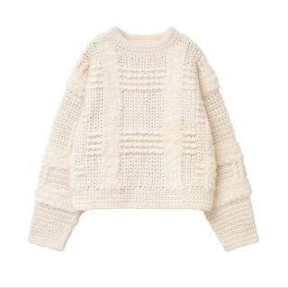 CLANE - WIDE CHECK HAND KNIT CLANEの通販 by m's shop|クラネならラクマ