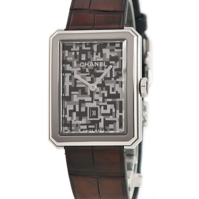 CHANEL(シャネル)のシャネル  ボーイフレンド ネオツイード ミディアム H6128 クオー レディースのファッション小物(腕時計)の商品写真
