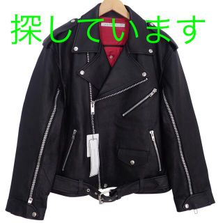 ジョンローレンスサリバン ライダースジャケット レザージャケット 44