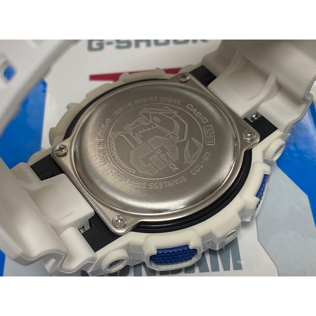 時計デカG/コラボ/G-SHOCK/ガンダム/35周年/限定/ホワイト/時計/箱付