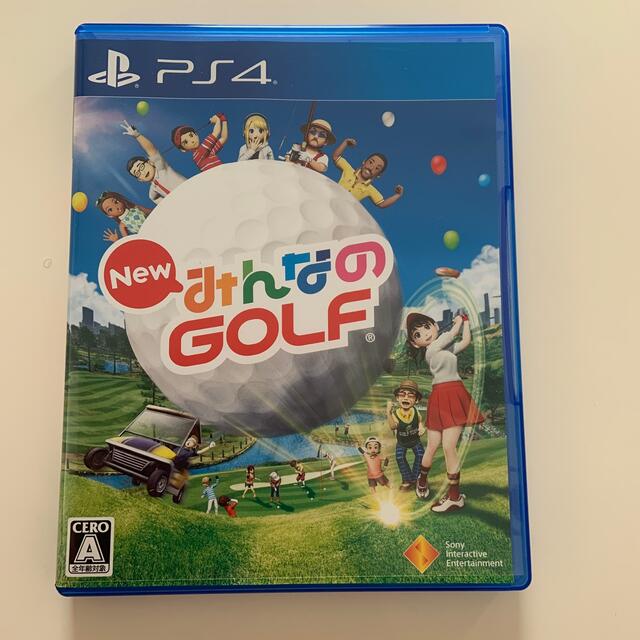 PlayStation4(プレイステーション4)のNew みんなのGOLF PS4 エンタメ/ホビーのゲームソフト/ゲーム機本体(家庭用ゲームソフト)の商品写真