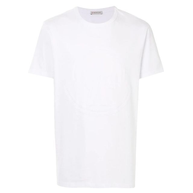 104 MONCLER モンクレール ホワイト ロゴ Tシャツ size XL 期間限定30