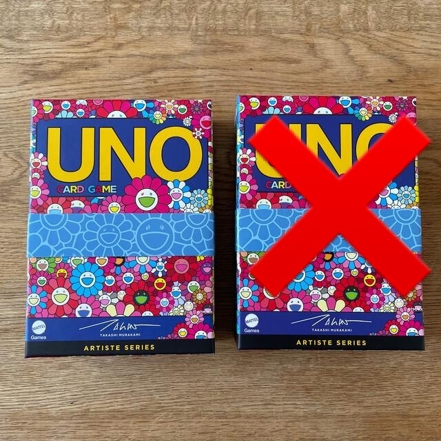 UNO(ウーノ)の☆村上隆コラボ　UNO カードゲーム エンタメ/ホビーのテーブルゲーム/ホビー(トランプ/UNO)の商品写真