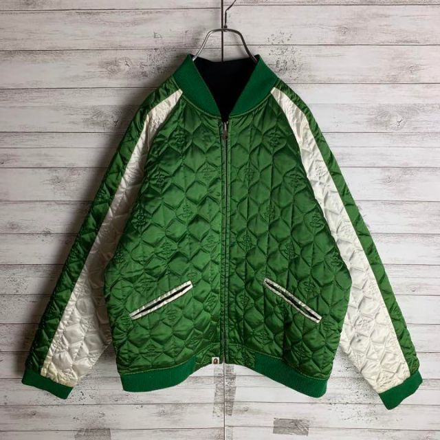 A BATHING APE ブルゾン(その他) メンズ アベイシングエイプ 古着 人気絶頂 刺繍タイガーパーカー ワインレッド APE BATHING 希少品 A パーカー