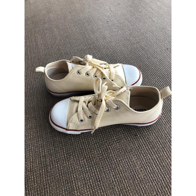 CONVERSE(コンバース)のコンバース  スニーカー　ホワイト20cm キッズ/ベビー/マタニティのキッズ靴/シューズ(15cm~)(スニーカー)の商品写真