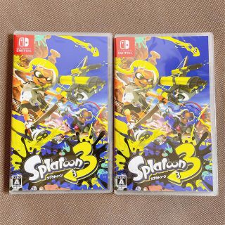スプラトゥーン3  ソフト　2個セット(家庭用ゲームソフト)