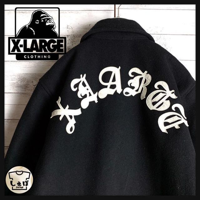 XLARGE 【入手困難】エクストララージ☆アーチロゴ肉厚ウールジャケット 入手困難 美品
