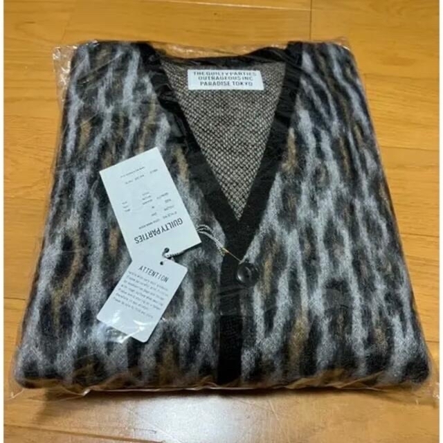 WACKO MARIA(ワコマリア)のWACKOMARIA LEOPARD MOHAIR CARDIGAN 22ss メンズのトップス(カーディガン)の商品写真