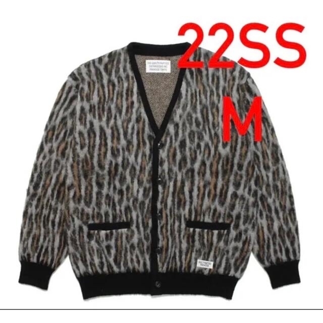 WACKO MARIA(ワコマリア)のWACKOMARIA LEOPARD MOHAIR CARDIGAN 22ss メンズのトップス(カーディガン)の商品写真