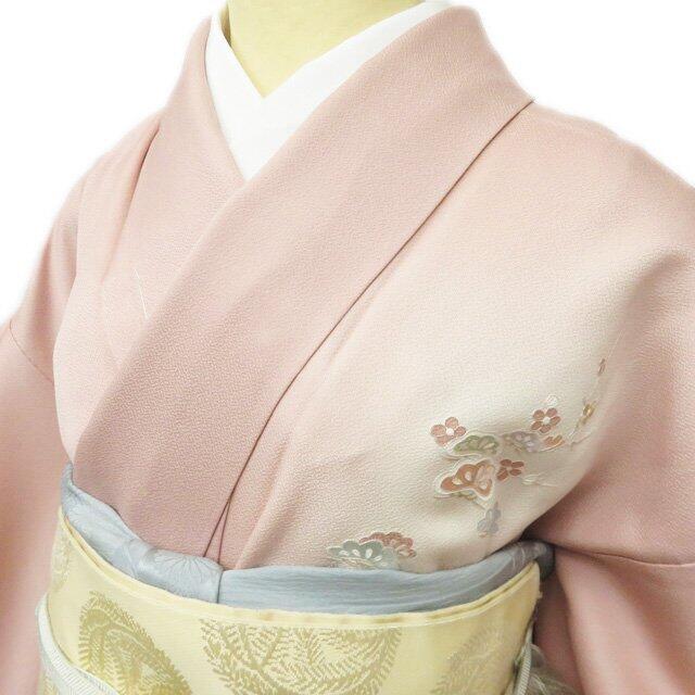 蘇州刺繍 中国刺繍 着物 付下げ 付け下げ 訪問着 A768-8 M【中古】
