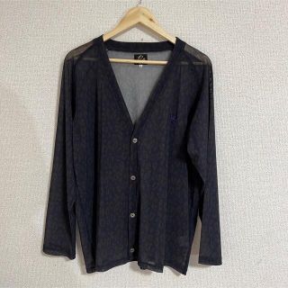 Needles シースルー カーディガン レオパード トラックパンツ メッシュ