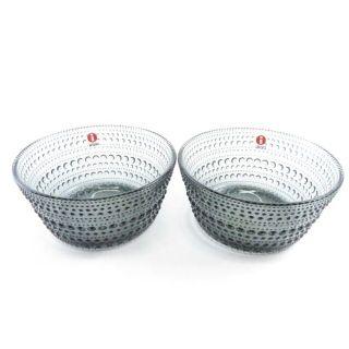 イッタラ(iittala)のイッタラ カステヘルミ グレー ボウル 2枚 ペア 北欧 皿 SY4045B2(食器)