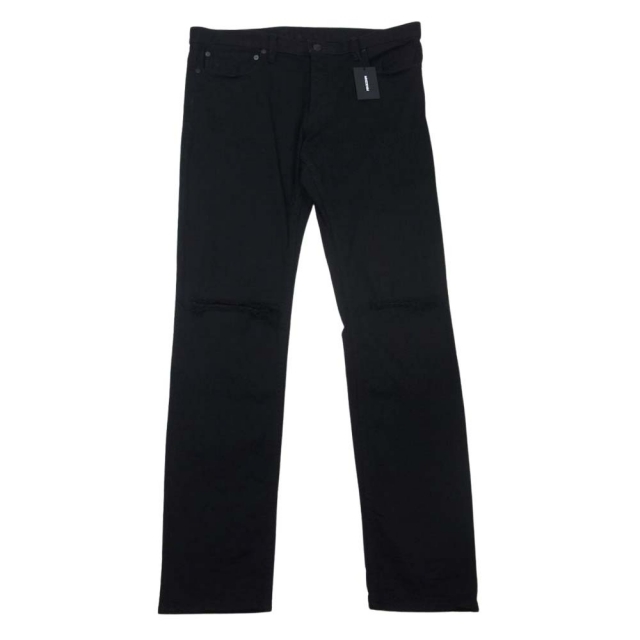 MINEDENIM マインデニム パンツ 21AW FPK107NKS-99-352 S.Slim STR 5pocket KST スリム 5ポケット ダメージ デニム パンツ ブラック系 12