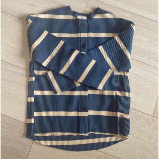 ザラキッズ(ZARA KIDS)のmonmimi モンミミ　ボーダーカーディガン(カーディガン)