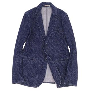 ボッテガヴェネタ(Bottega Veneta)のボッテガヴェネタ ジャケット デニム テーラード ブレザー メンズ 48 ブルー(テーラードジャケット)