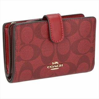 コーチ(COACH)のコーチ COACH 二つ折財布 23553 RED(財布)