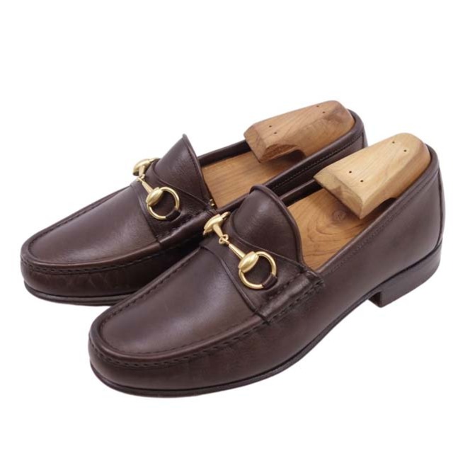 Gucci - Vintage グッチ ローファー ホースビット レザー メンズ39E