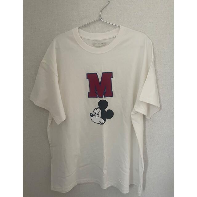 FREAK'S STORE(フリークスストア)のDISNEY ミッキーマウス 別注MワッペンTシャツ レディースのトップス(Tシャツ(半袖/袖なし))の商品写真