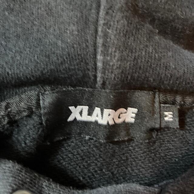 XLARGE(エクストララージ)のエクストララージパーカー黒ピンクロゴ メンズのトップス(パーカー)の商品写真