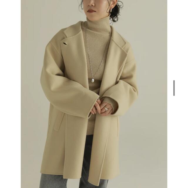 louren doubleface wool over coat