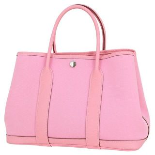 エルメス(HERMES)のエルメス ガーデンパーティ TPM キャンバス ピンク 新品展示品 9213(トートバッグ)