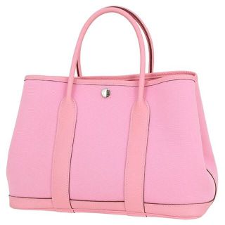 エルメス(Hermes)のエルメス ガーデンパーティ TPM キャンバス ピンク 新品展示品 9213(トートバッグ)