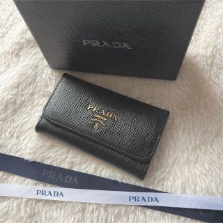 プラダ(PRADA)の美品 PRADA プラダ キーケース(キーケース)