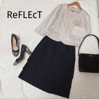 リフレクト(ReFLEcT)のReFLEcT  フォーマルスーツ　セレモニースーツ　ノーカラージャケット　ママ(スーツ)