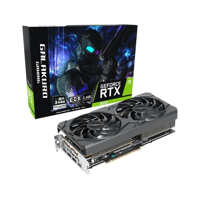 RTX 3070 GALAKURO 玄人志向状態