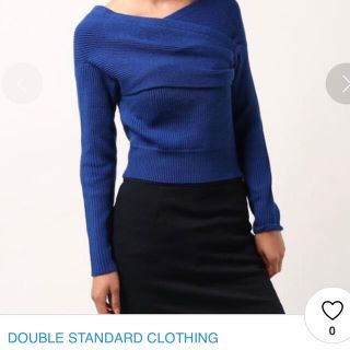 ダブルスタンダードクロージング(DOUBLE STANDARD CLOTHING)の美品 ダブルスタンダード カシュクールニット(ニット/セーター)