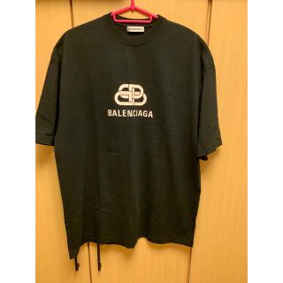 バレンシアガ ロゴTシャツ Tシャツ・カットソー(メンズ)（ブラック 