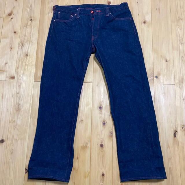 SAMURAI JEANS(サムライジーンズ)のサムライジーンズw38 21ozヘヴィーオンス還暦記念レア赤タブ隠しカモメ メンズのパンツ(デニム/ジーンズ)の商品写真