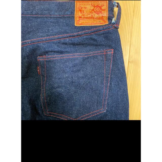 SAMURAI JEANS(サムライジーンズ)のサムライジーンズw38 21ozヘヴィーオンス還暦記念レア赤タブ隠しカモメ メンズのパンツ(デニム/ジーンズ)の商品写真