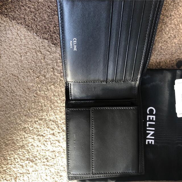 celine(セリーヌ)のCELINE レザー二つ折り財布 メンズのファッション小物(折り財布)の商品写真