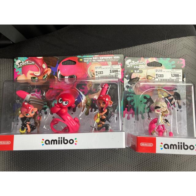 amiibo  アミーボ　スプラトゥーン　トリプルセット&ヒメ