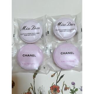 ディオール(Dior)のCHANEL＆Dior 入浴剤4個セット♥️(入浴剤/バスソルト)