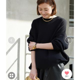 ドゥーズィエムクラス(DEUXIEME CLASSE)のtomotomo様専用　Deuxieme Classe Knit スウェット(ニット/セーター)