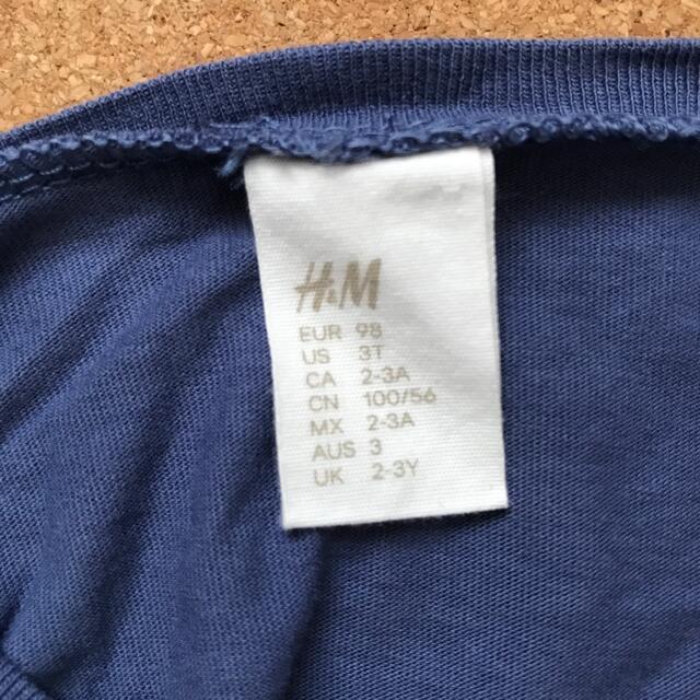 H&M(エイチアンドエム)のH&M   カットソー　キッズ　 キッズ/ベビー/マタニティのキッズ服女の子用(90cm~)(Tシャツ/カットソー)の商品写真
