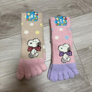 ピーナッツ(PEANUTS)のピーナッツ　スヌーピー　モコモコハイソックス　ルームソックス(ソックス)