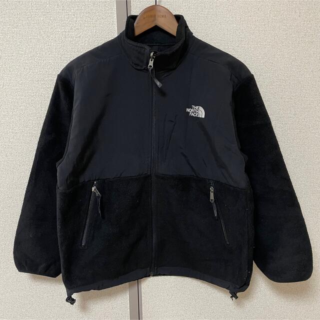 THE NORTH FACE(ザノースフェイス)のNORTH FACE ボア フリース ジャケット ブラック 140〜150 古着 キッズ/ベビー/マタニティのキッズ服男の子用(90cm~)(ジャケット/上着)の商品写真