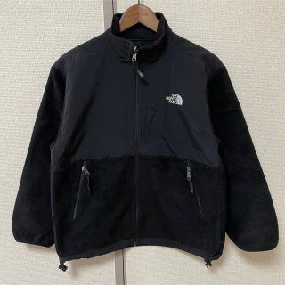 ザノースフェイス(THE NORTH FACE)のNORTH FACE ボア フリース ジャケット ブラック 140〜150 古着(ジャケット/上着)