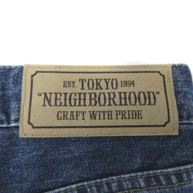 NEIGHBORHOOD(ネイバーフッド)のネイバーフッド WASHED SKINNY デニム パンツ ジーンズ 青系 M メンズのパンツ(デニム/ジーンズ)の商品写真