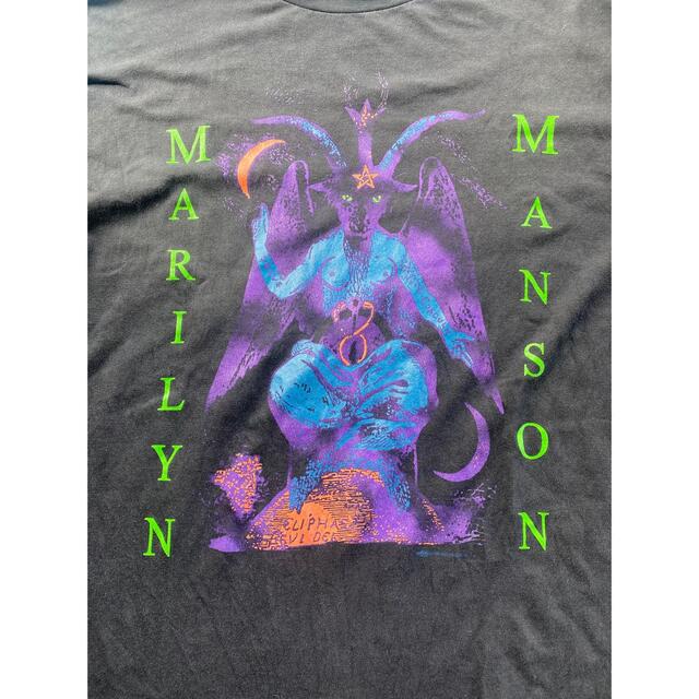 超希少90s Marilyn Manson tee vintage XL